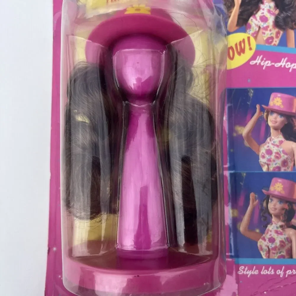 Vintage 1994 Mattel Barbie‎ Magic Change Hair Hip Hop Dancer Brown Curls New NOS